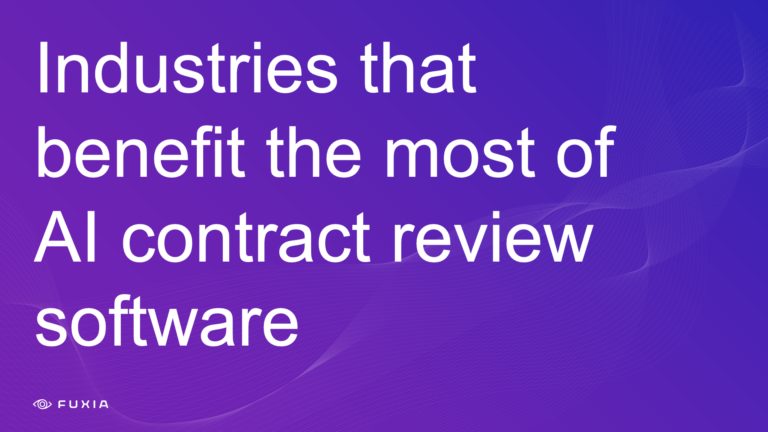 Industries that benefit the most of AI contract review software